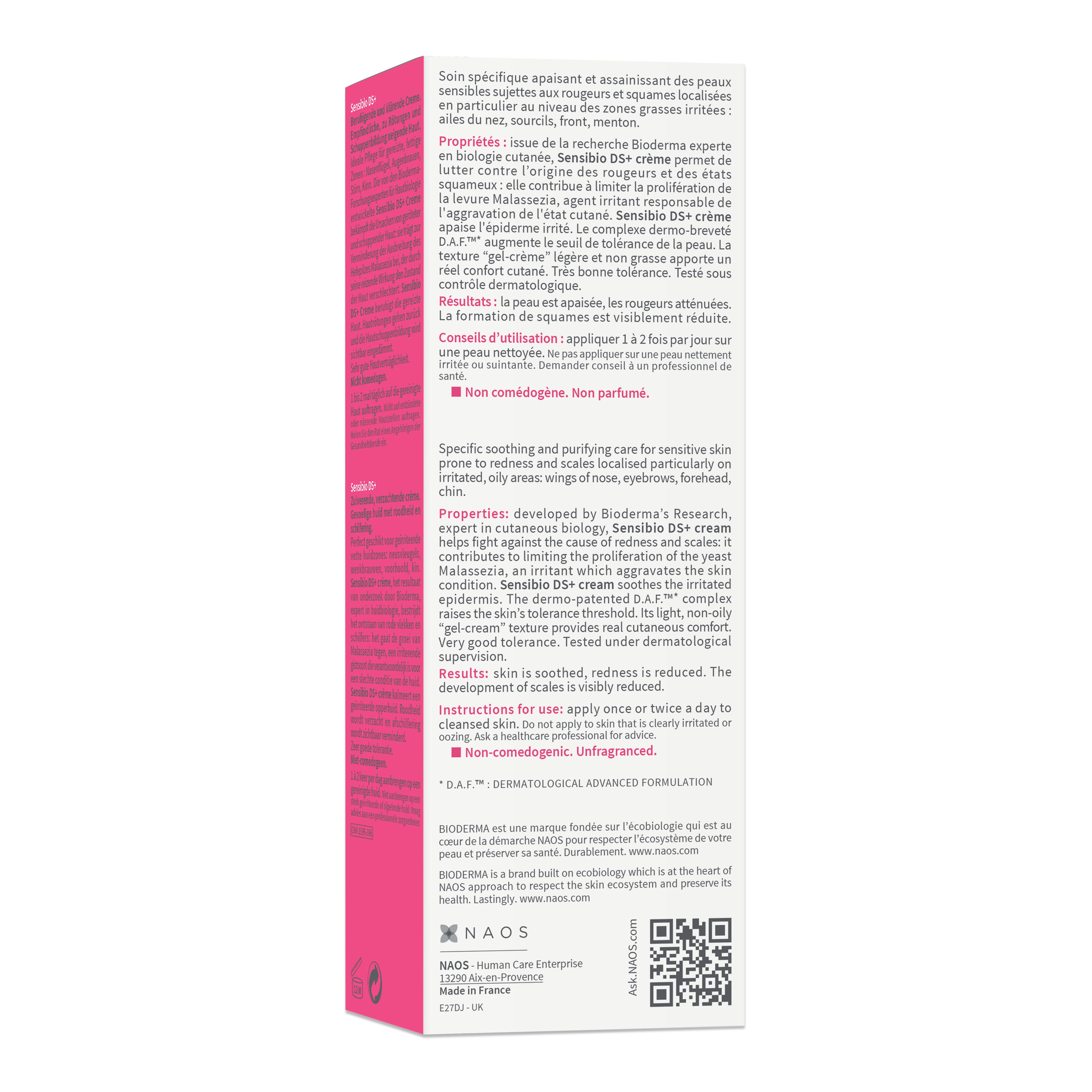 BIODERMA Sensibio DS+ Crème Beruhigende Pflege - Jetzt 25% sparen mit Code 