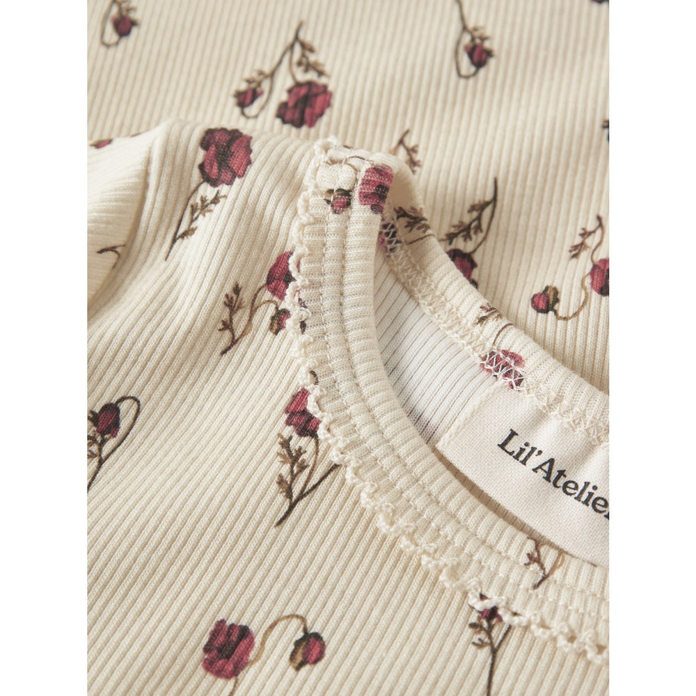 Køb Lil'Atelier Turtledove Nmflavo Egi Ls Slim Top Lil