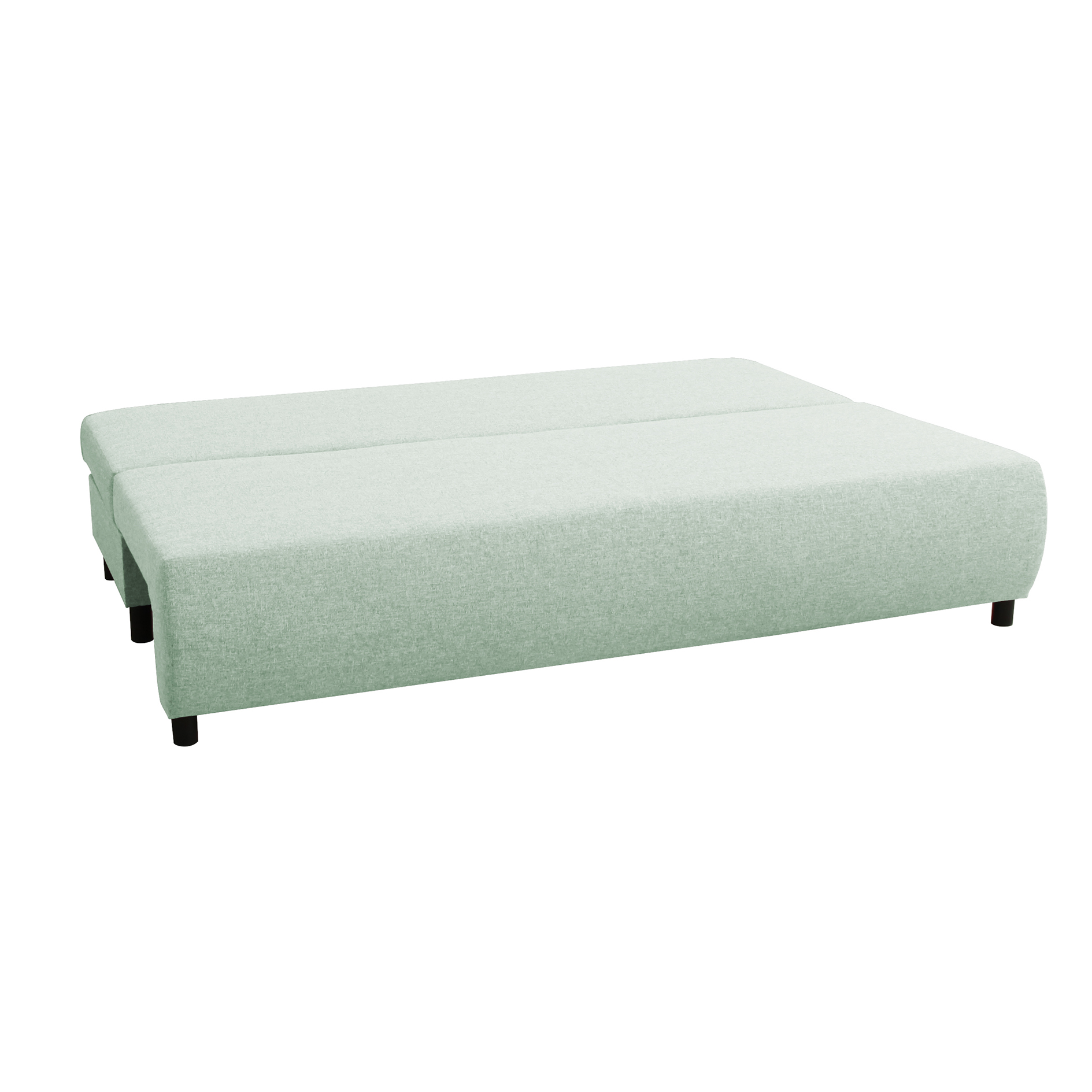 Schlafsofa - minze - mit Staukasten - 192 cm
