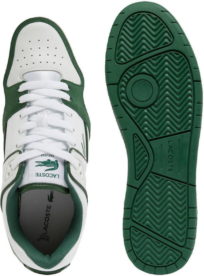Lacoste Courtcage Set sneakers wit donkergroen