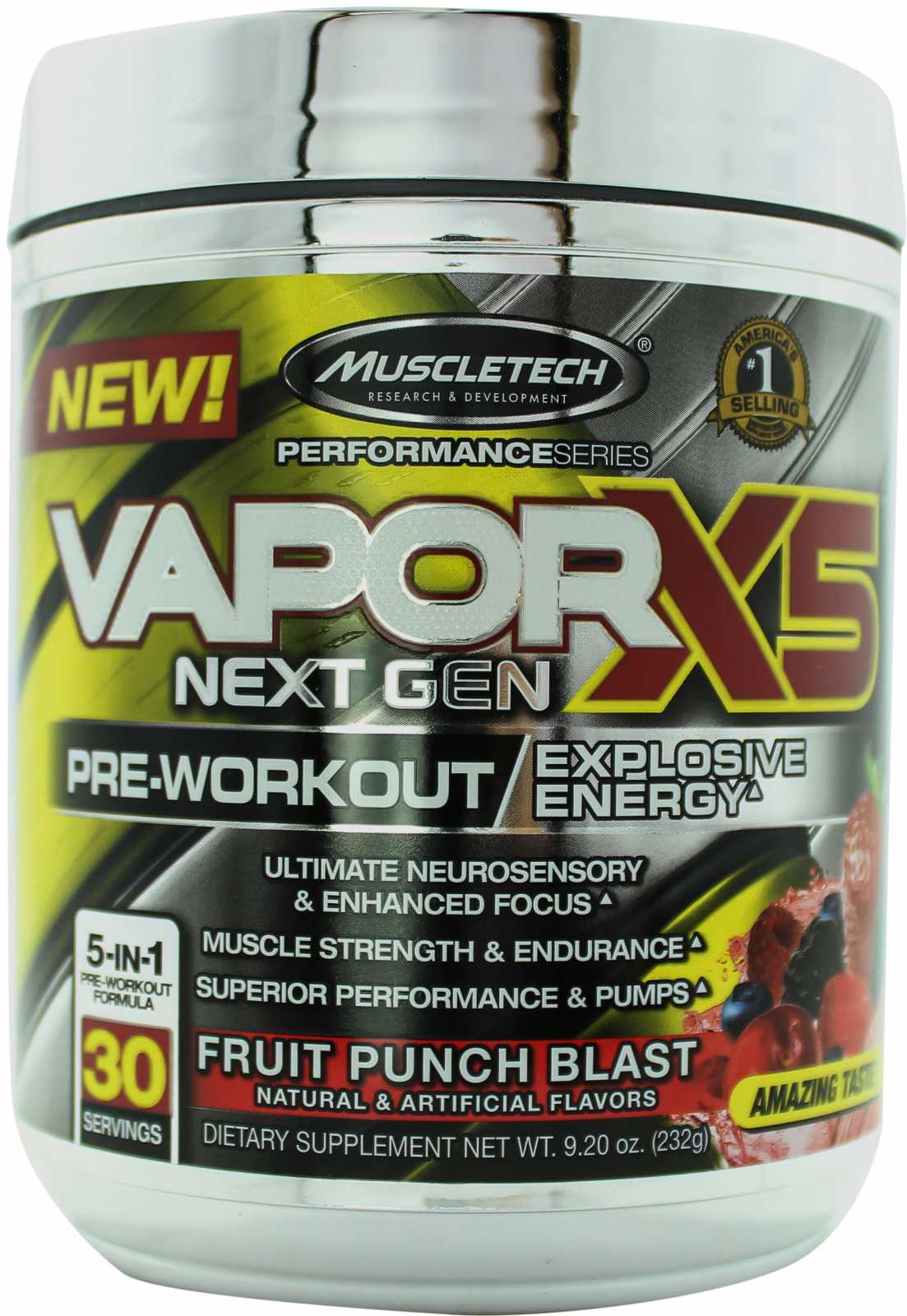 MuscleTech Vapor X5 Next Gen 232g