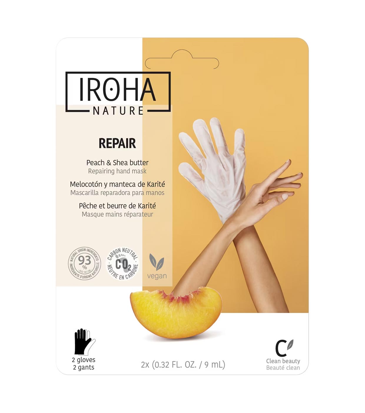Iroha Nature - Repair Mask para Mãos - Peach