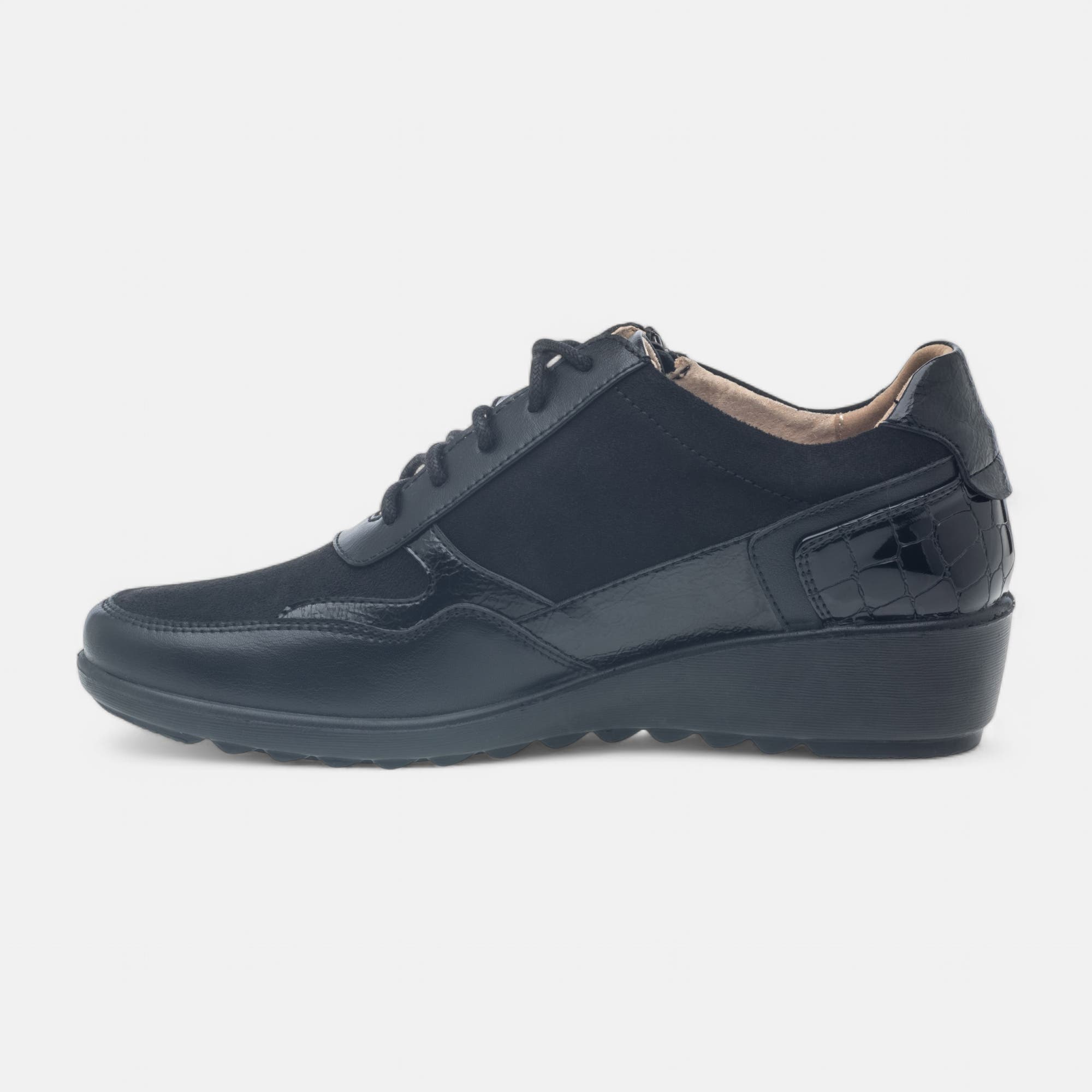 Derbies pieds sensibles Femme noir