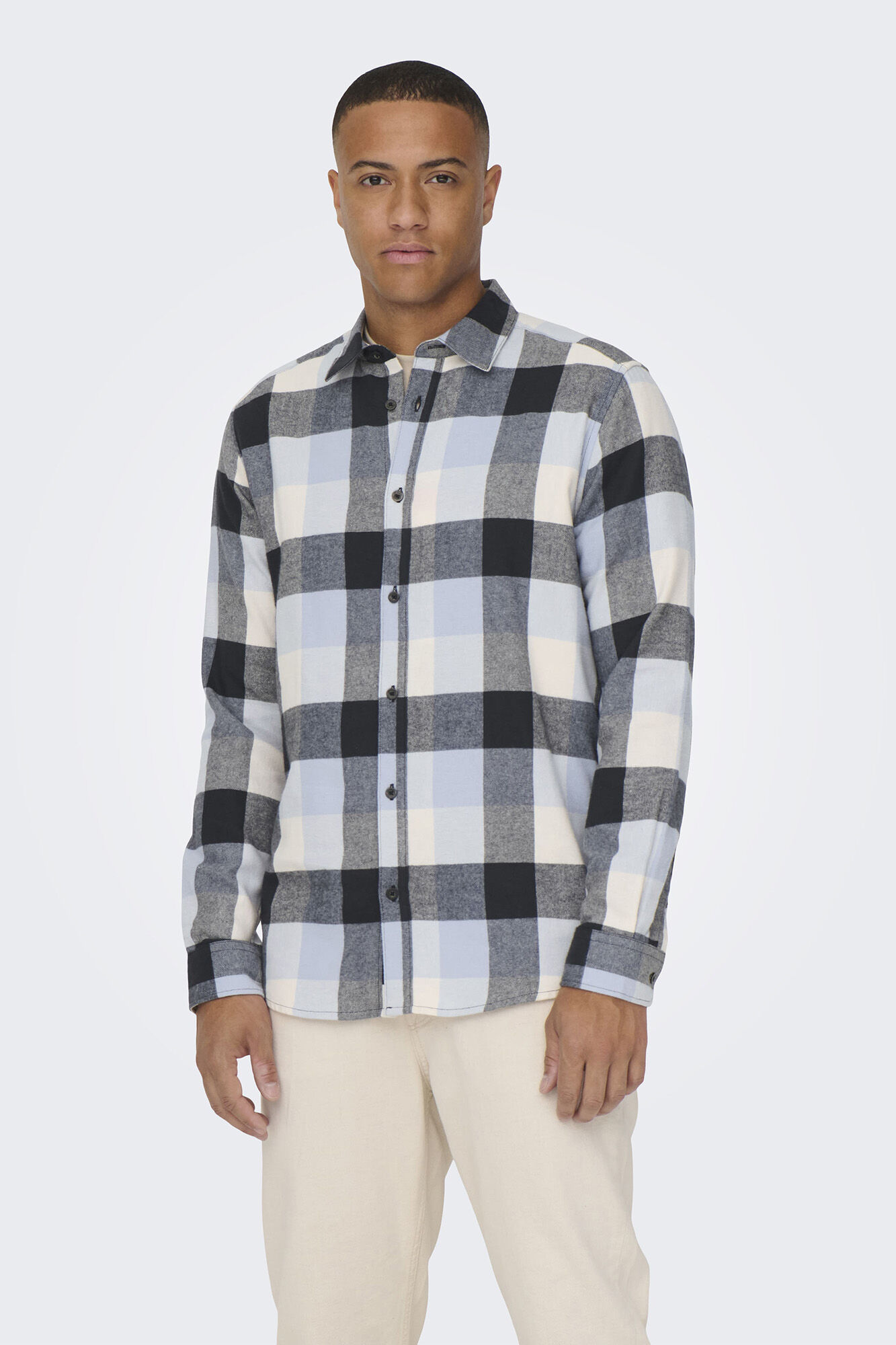 Camisa com estampa xadrez