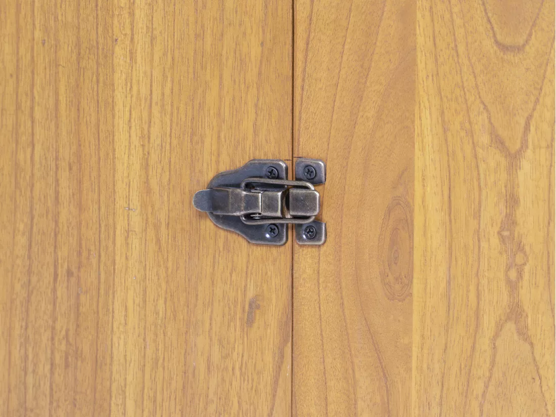 Armoire à vin et verres en bois de mindi - 15 casiers - L. 60 x P. 50 x H. 111 cm - COIMBRA