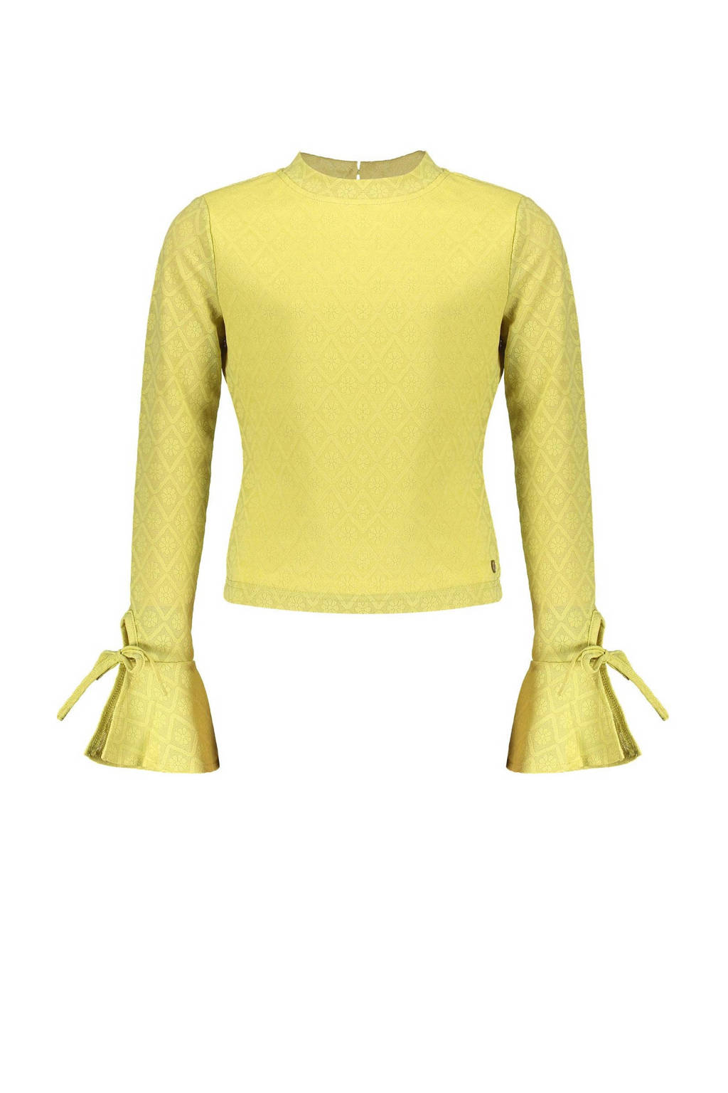 Frankie&Liberty top Karry met textuur geel