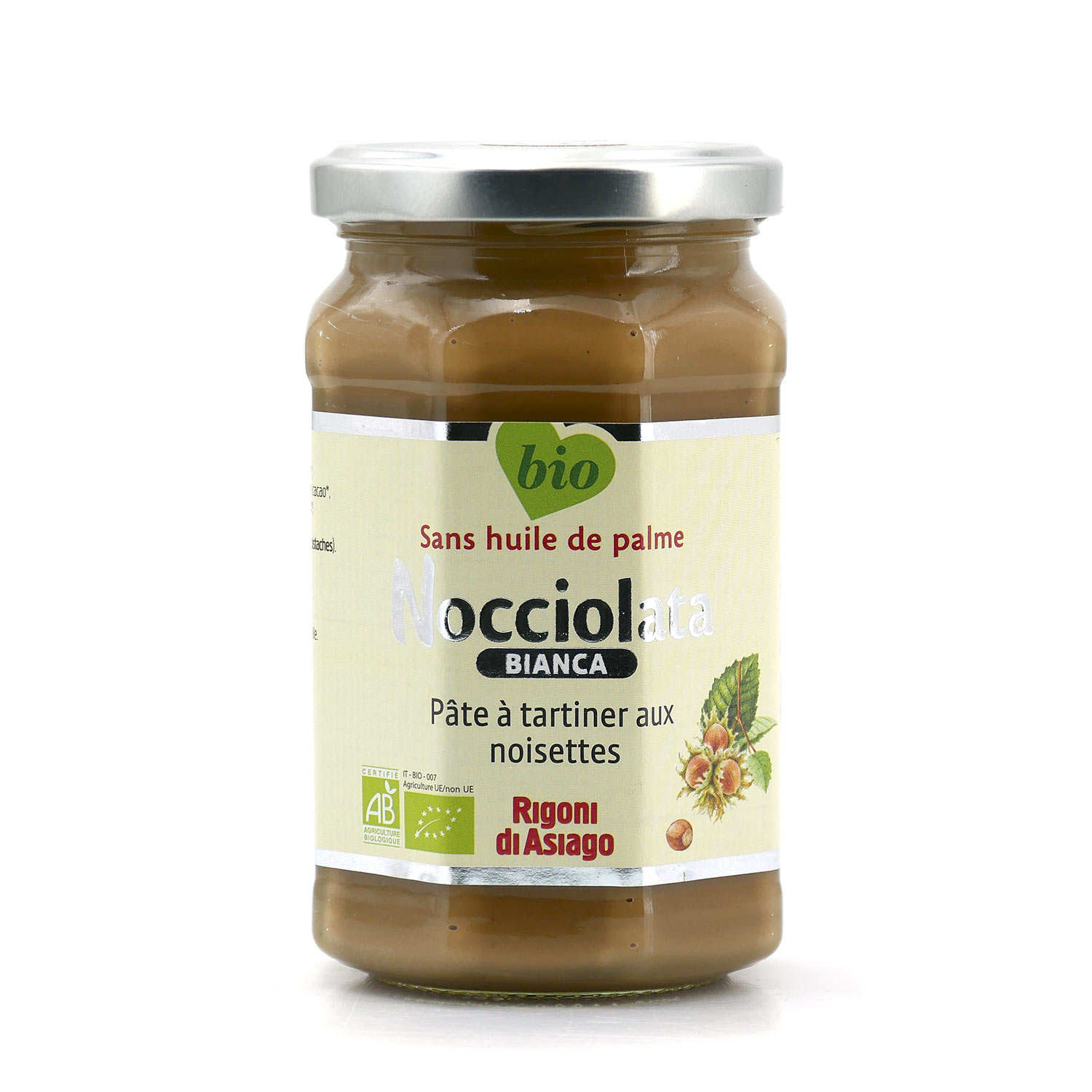 Pâte à tartiner aux noisettes - Nocciolata Bianca