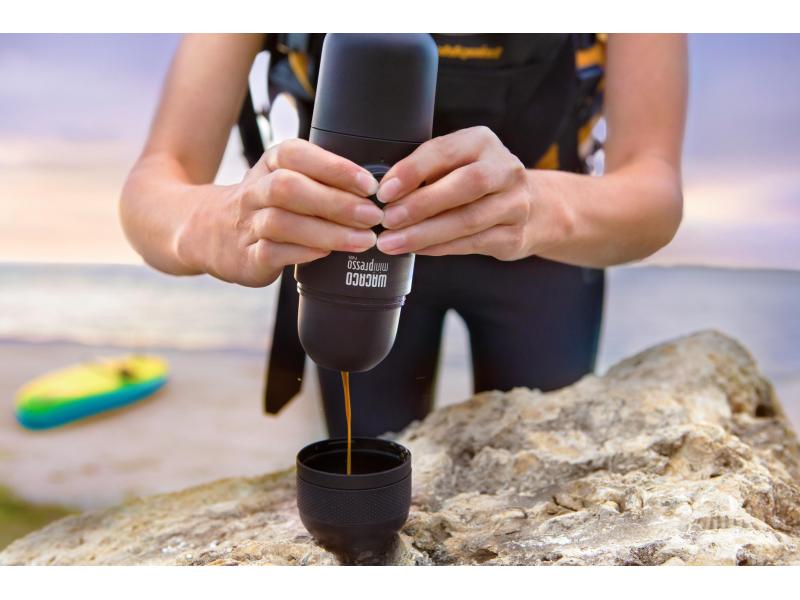 Wacaco Reisekaffeemaschine Minipresso NS Nespresso Kapseln Kompakte Kapselkaffeemaschine für unterwegs