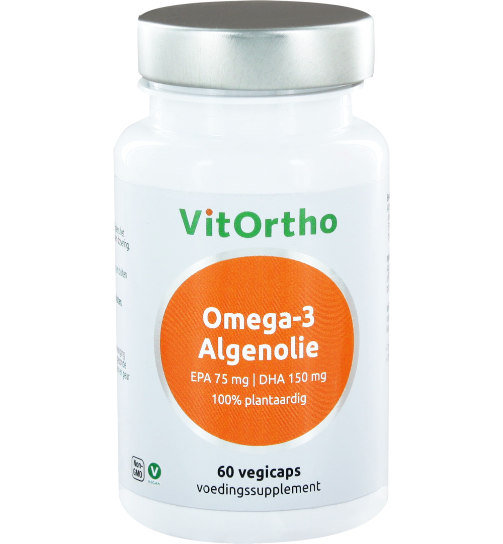 Vitortho Omega-3 Algenolie – Epa 75 Mg | Dha 150 Mg Vegan (60 vega capsules)