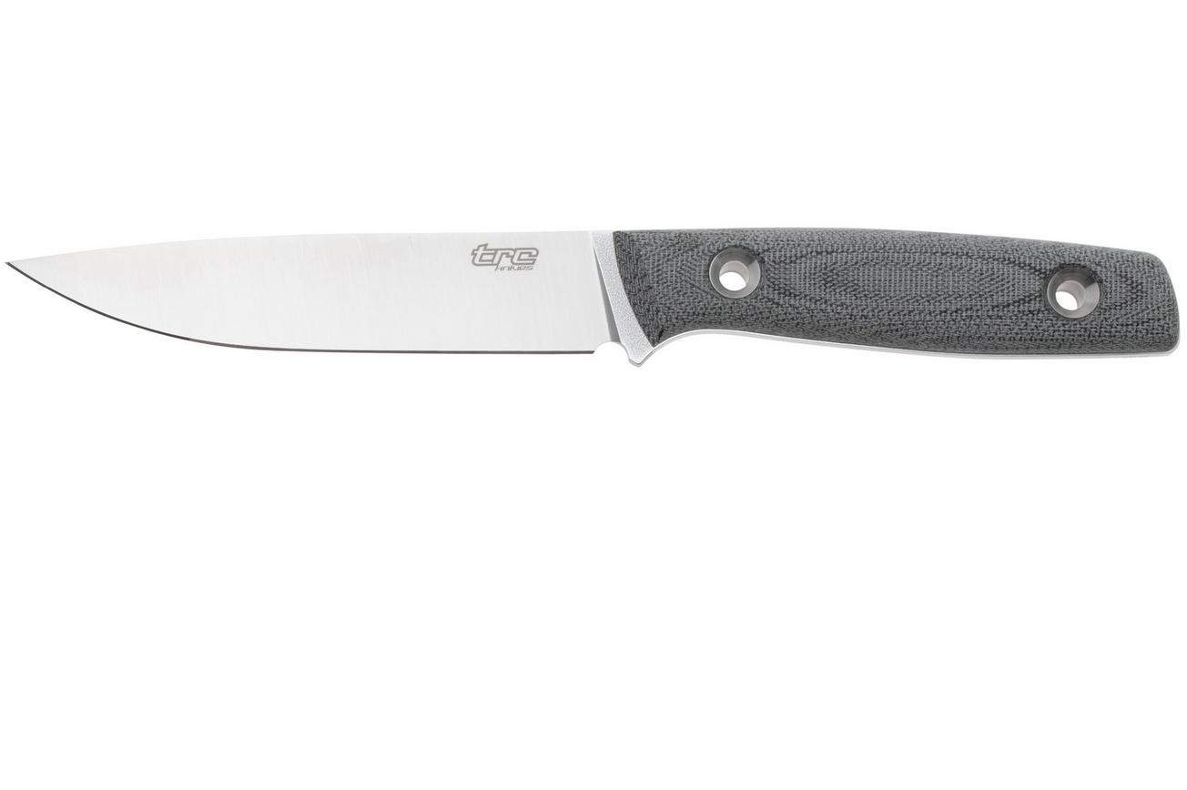 TRC Knives This Is Freedom, Black Canvas Micarta, vaststaand mes