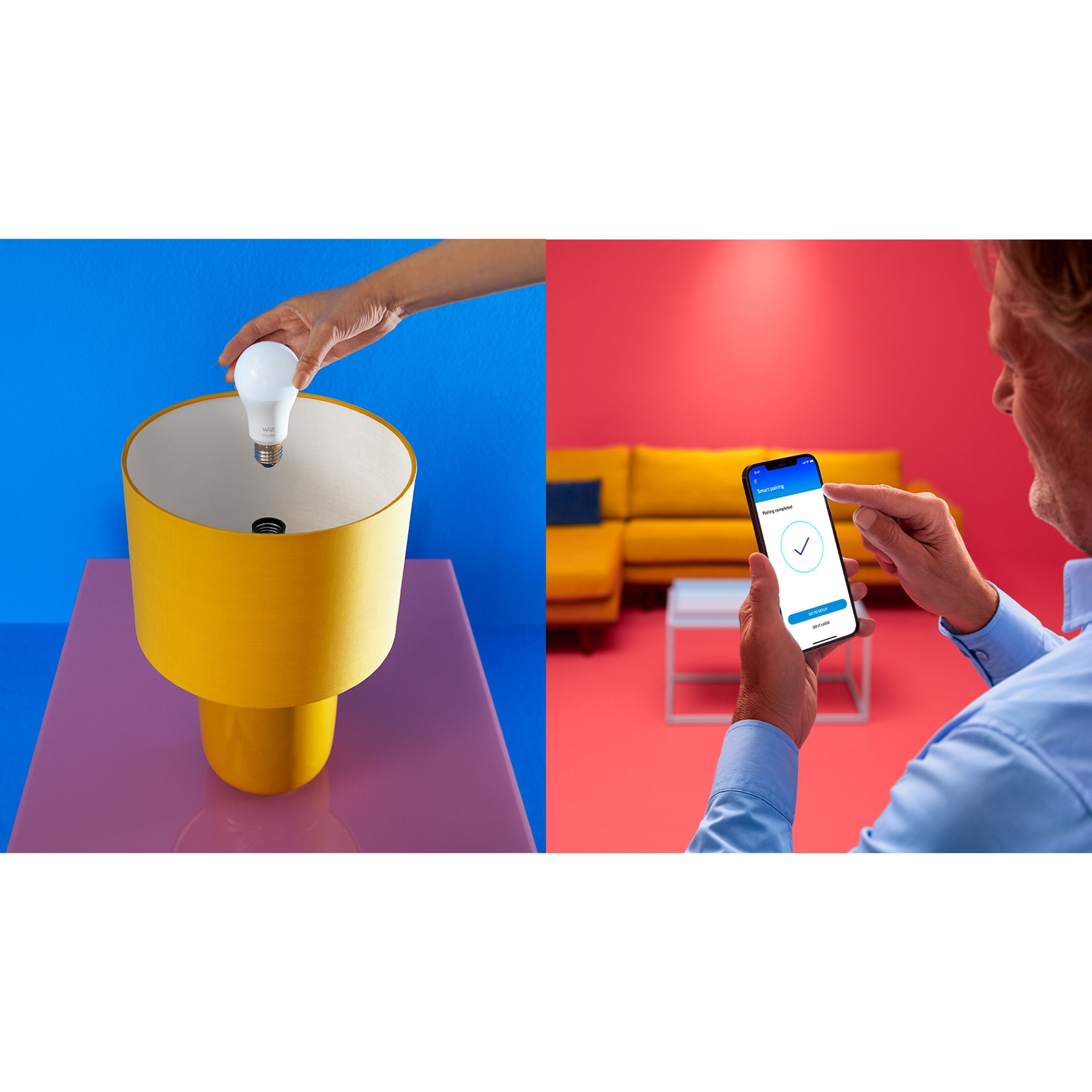 WiZ Color A60 Smart LED-pære E27 806 lm