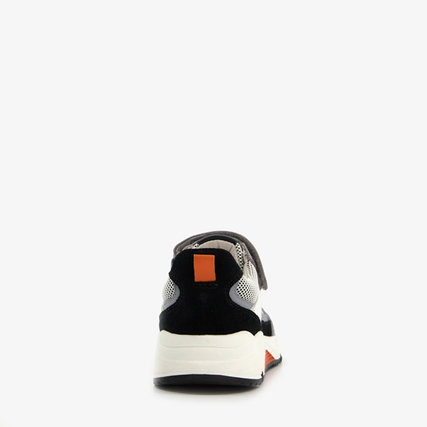 TwoDay leren jongens sneakers grijs
