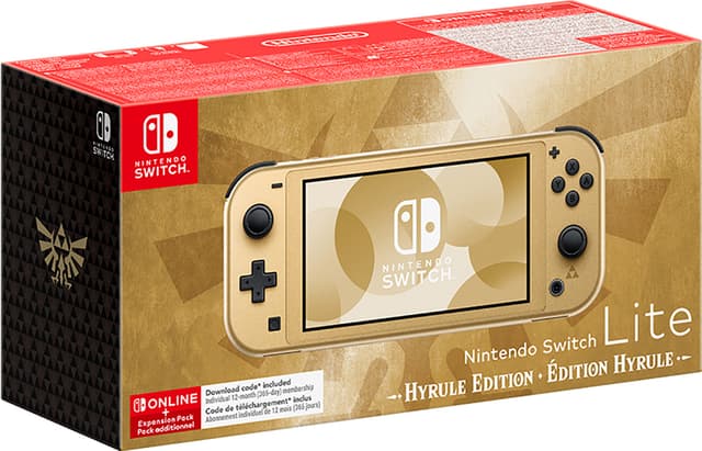 Nintendo Switch Lite spillekonsol (Hyrule Edition)