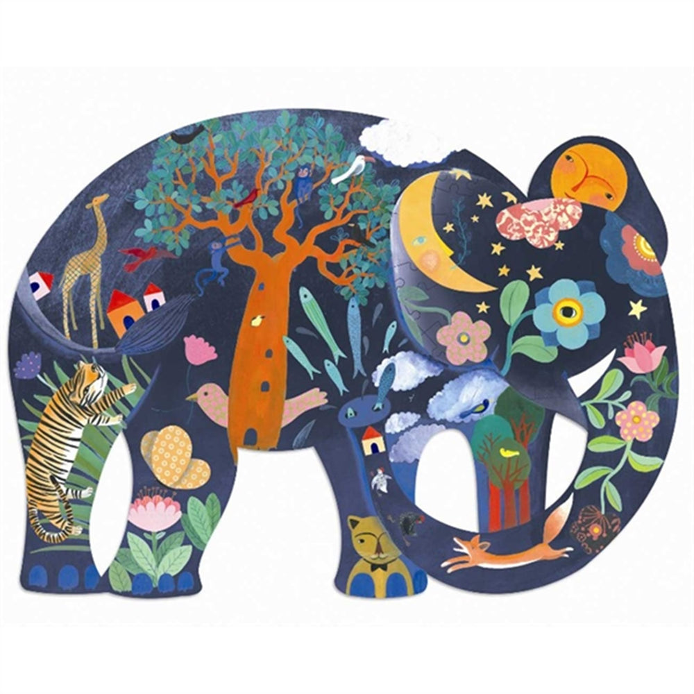 Køb Djeco Puslespil Elefant