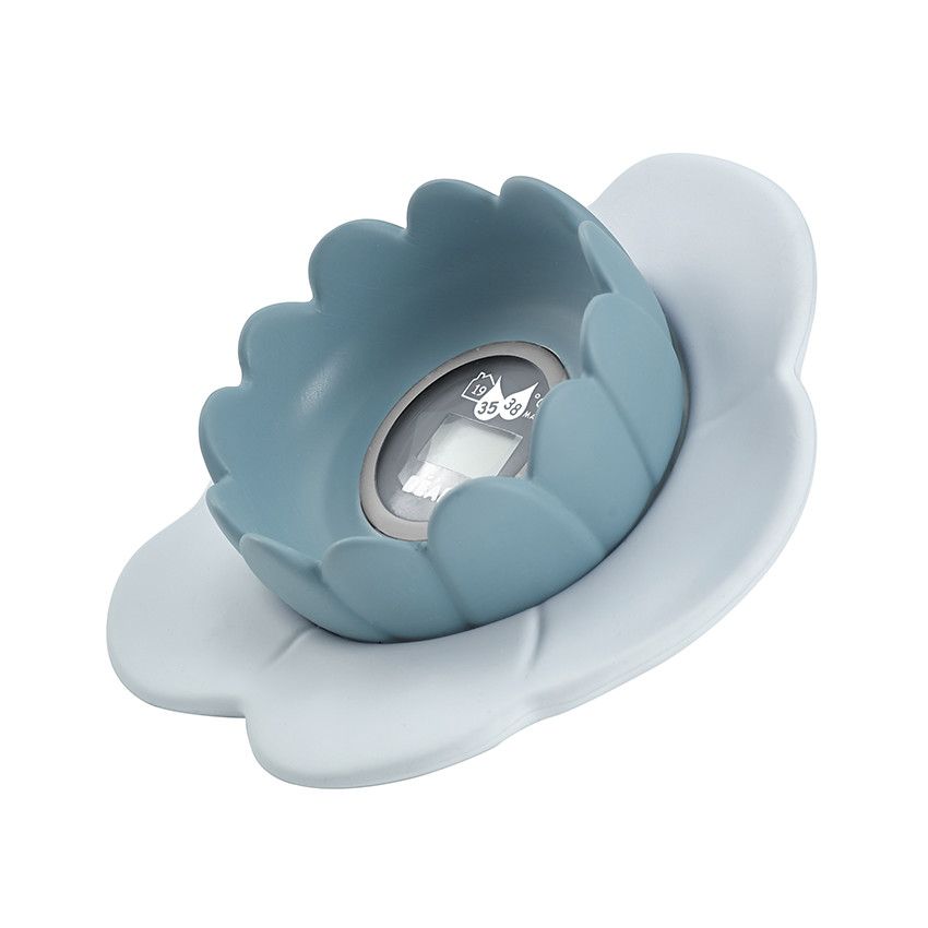 Thermomètre de bain Lotus - Green blue - Ecru