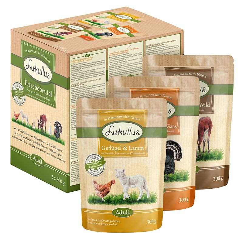 Lot Lukullus Adulte 24 x 300 g