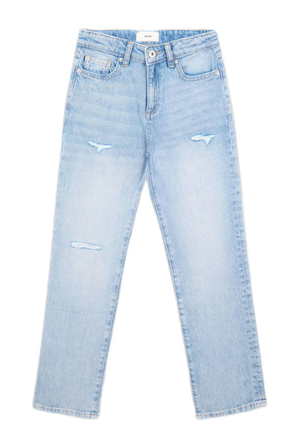Shoeby straight regular waist regular fit jeans light blue denim