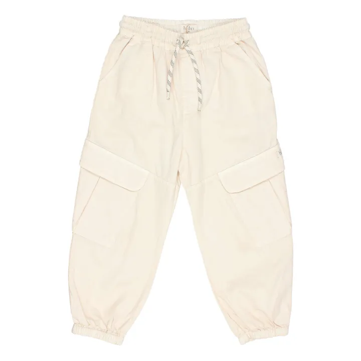 Búho Pantalon Cargo Coton Bio | Ecru