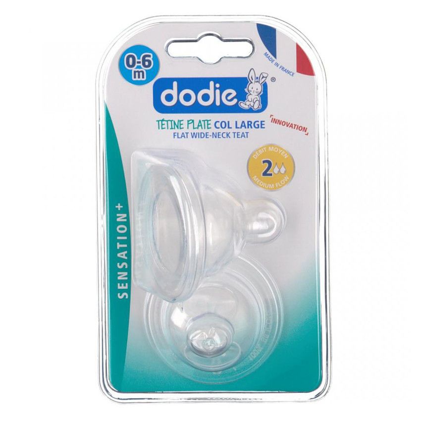 Set de 2 tétines Sensation+ débit 2 - Silicone 0-6m - Doré