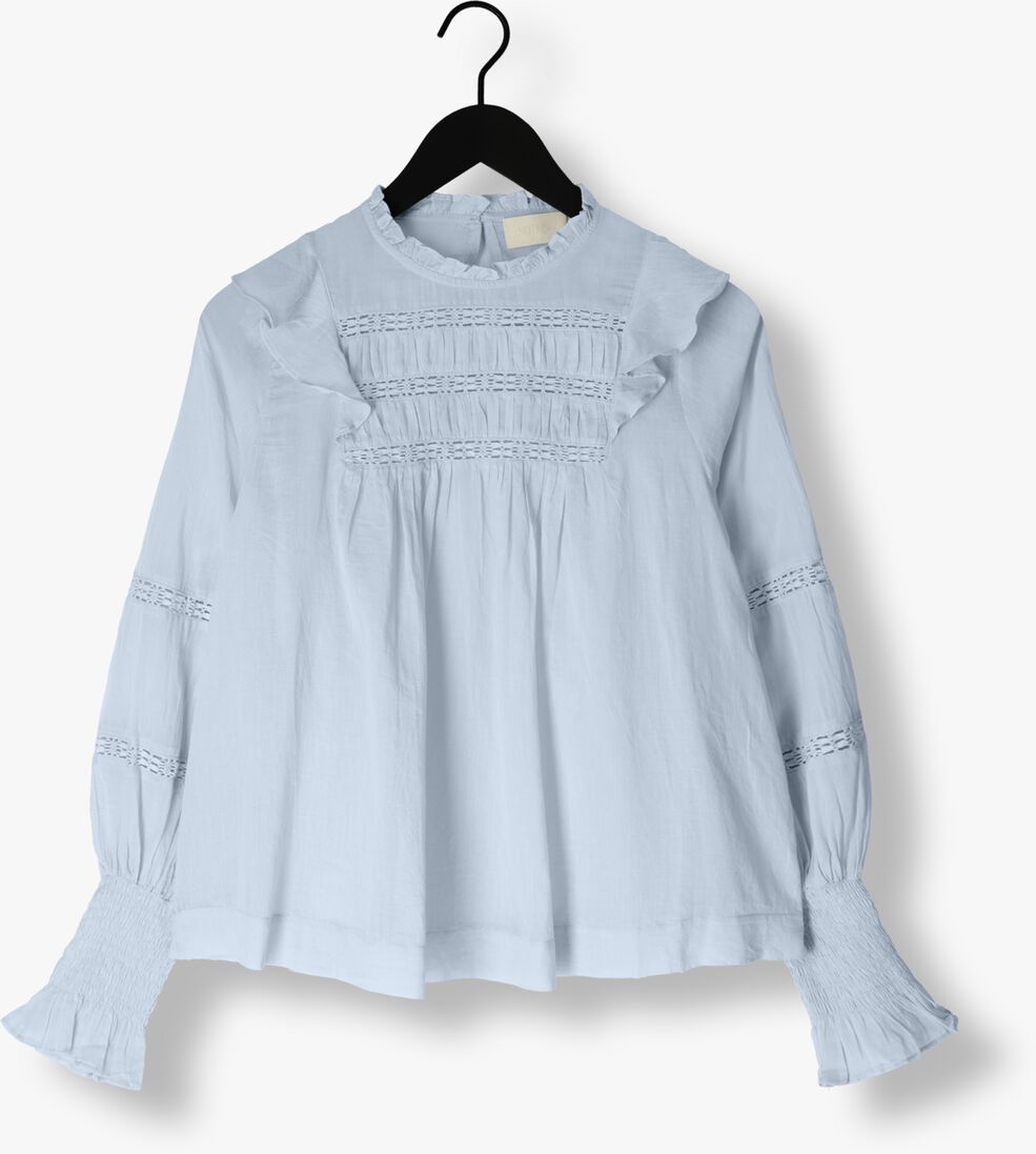 NOTRE-V lichtblauwe notre-v blouse voile blouse