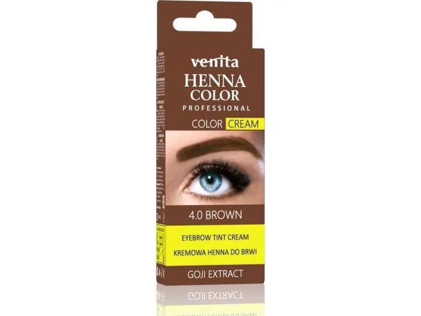 VENITA_Professional Henna Color eyebrow henna in cream 4.0 Brown 30g