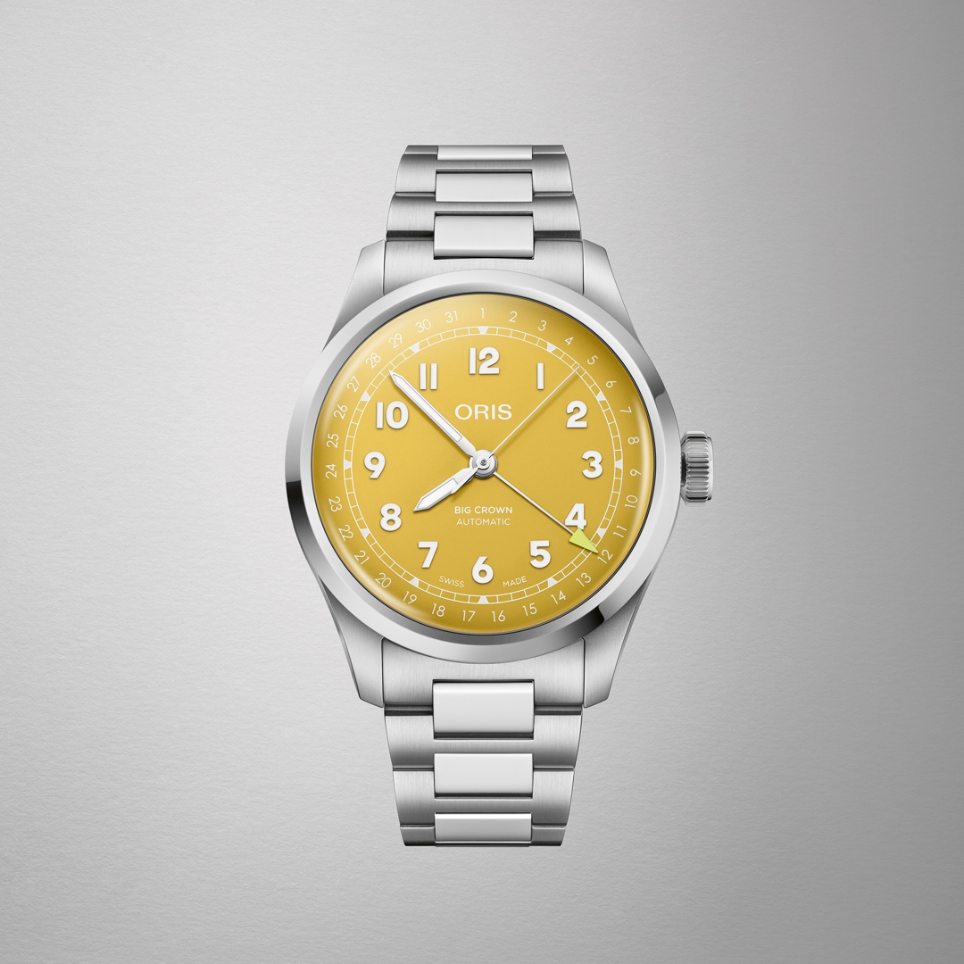 Oris Big Crown Pointer Date 40 Sonnengelb