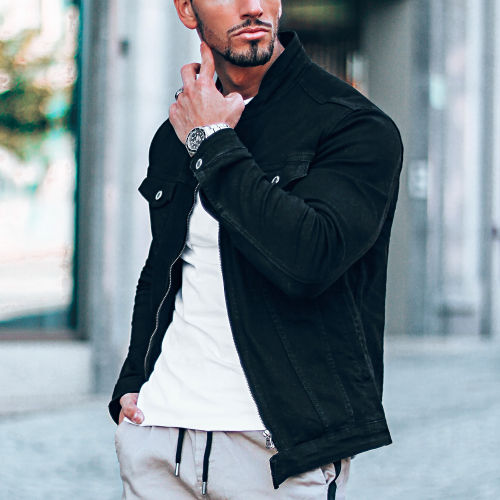 Veste Jean 2978 Noir
