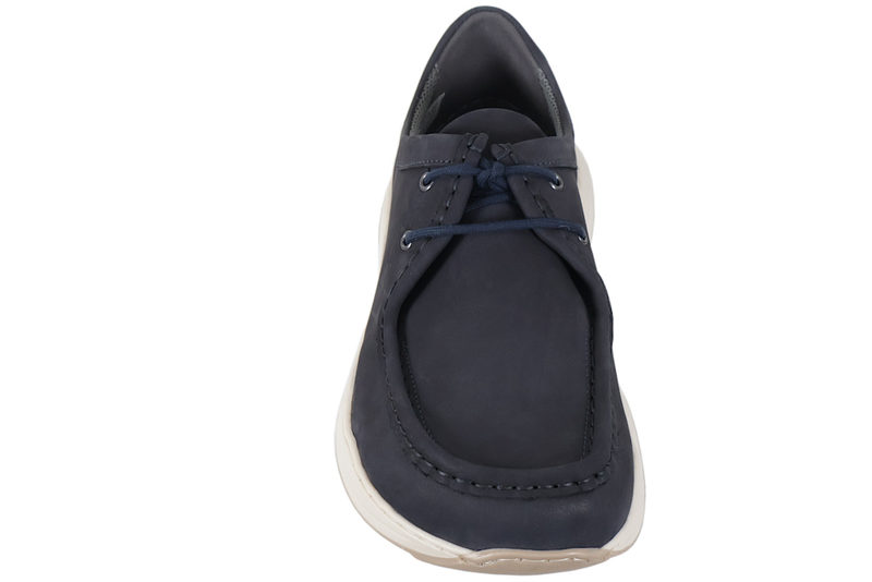 NEW FEET DARK NAVY SKO I NAVYBLÅ OLIERET NUBUCK