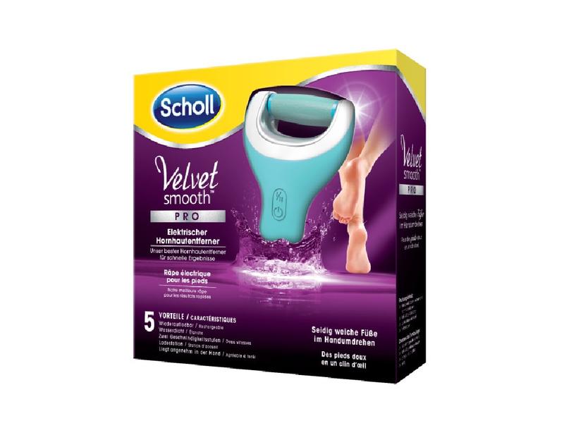 Scholl Hornhautentferner Velvet Smooth Wet & Dry Elektrische Fussfeile