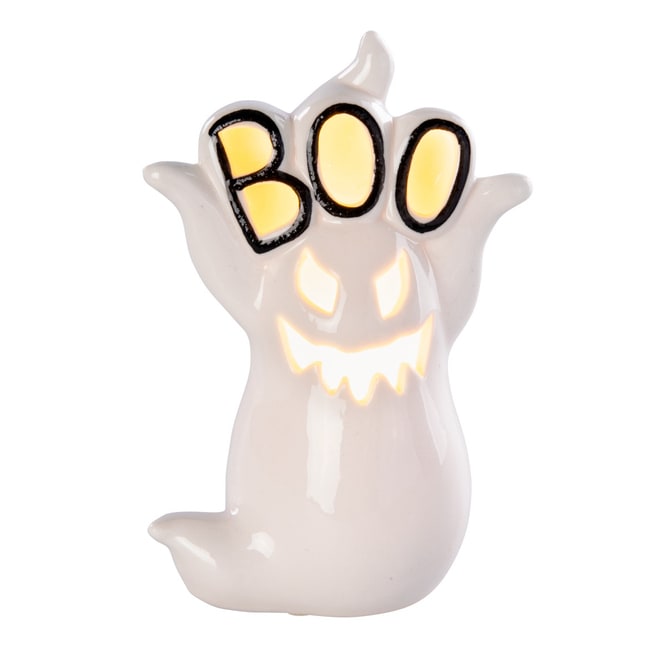 Geist Boo mit LED - ca. 10 x 7,5 x 15 cm
