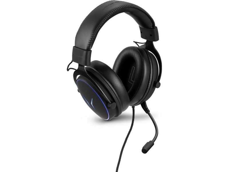 Erazer Headset Mage P20 Schwarz Bequemes Over-Ear-Gamingheadset