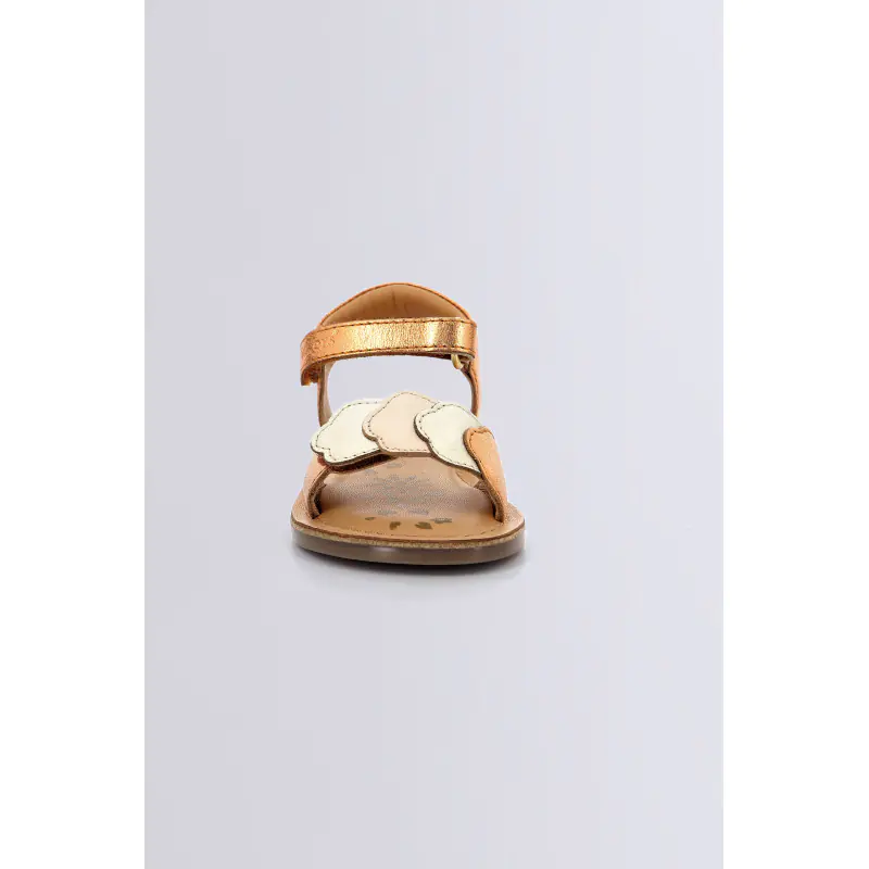 Dyastar Orange SANDALES Cuir Fille