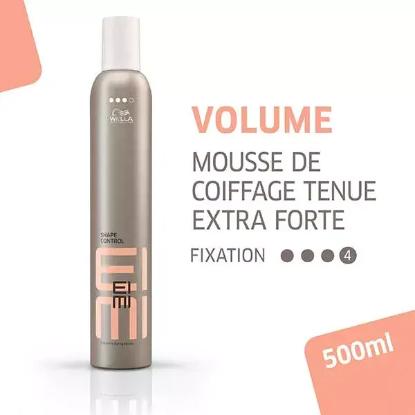 Mousse para Cabelo Wella Professionals EIMI Shape Control 500ml