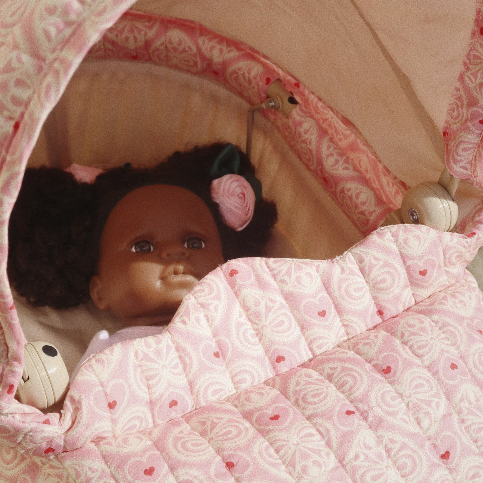 Puppenwagen Pram Lacy Pink
