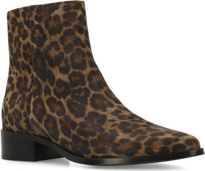 Manfield - Leopard - Enkellaarsjes - Suède
