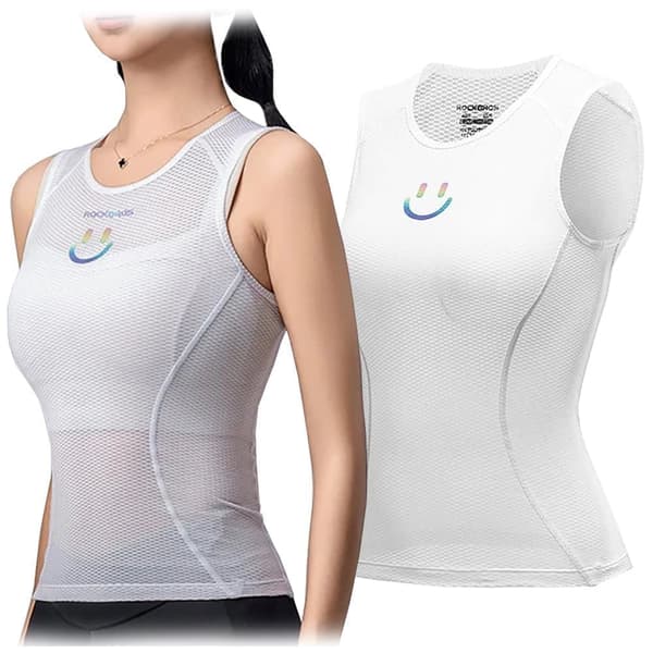 Rockbros YDBX001 Quick Dry sykkelvest for kvinner XL / XXL - Hvit