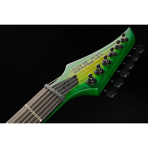Solar Guitars V2.6LB Flame Lime Burst Matte