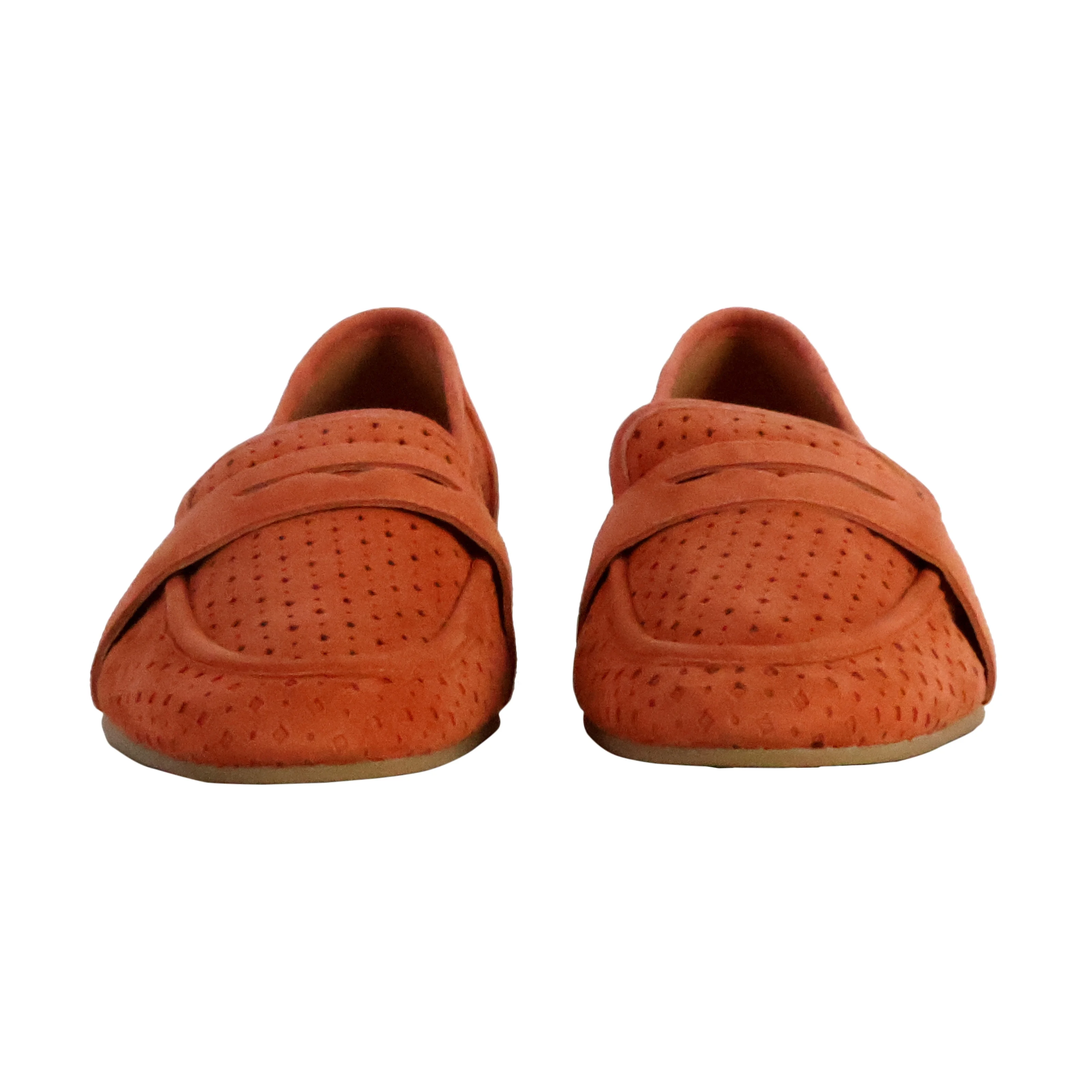 Mocassins en cuir Joude | Orange