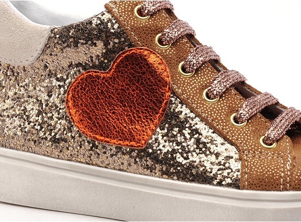 Bopy boots bottine enfant sadiscoeur or