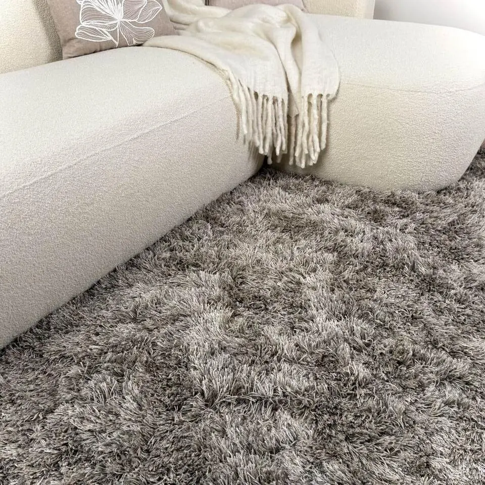 Interieur05 Hoogpolig vloerkleed Nika Antraciet - 200 x 290 cm