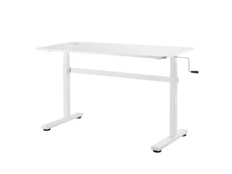 Ergo Office manuelt hæve-/sænkebord, maks. 40 kg, maks. højde 117 cm, med hæve-/sænkebord, ER-401 W