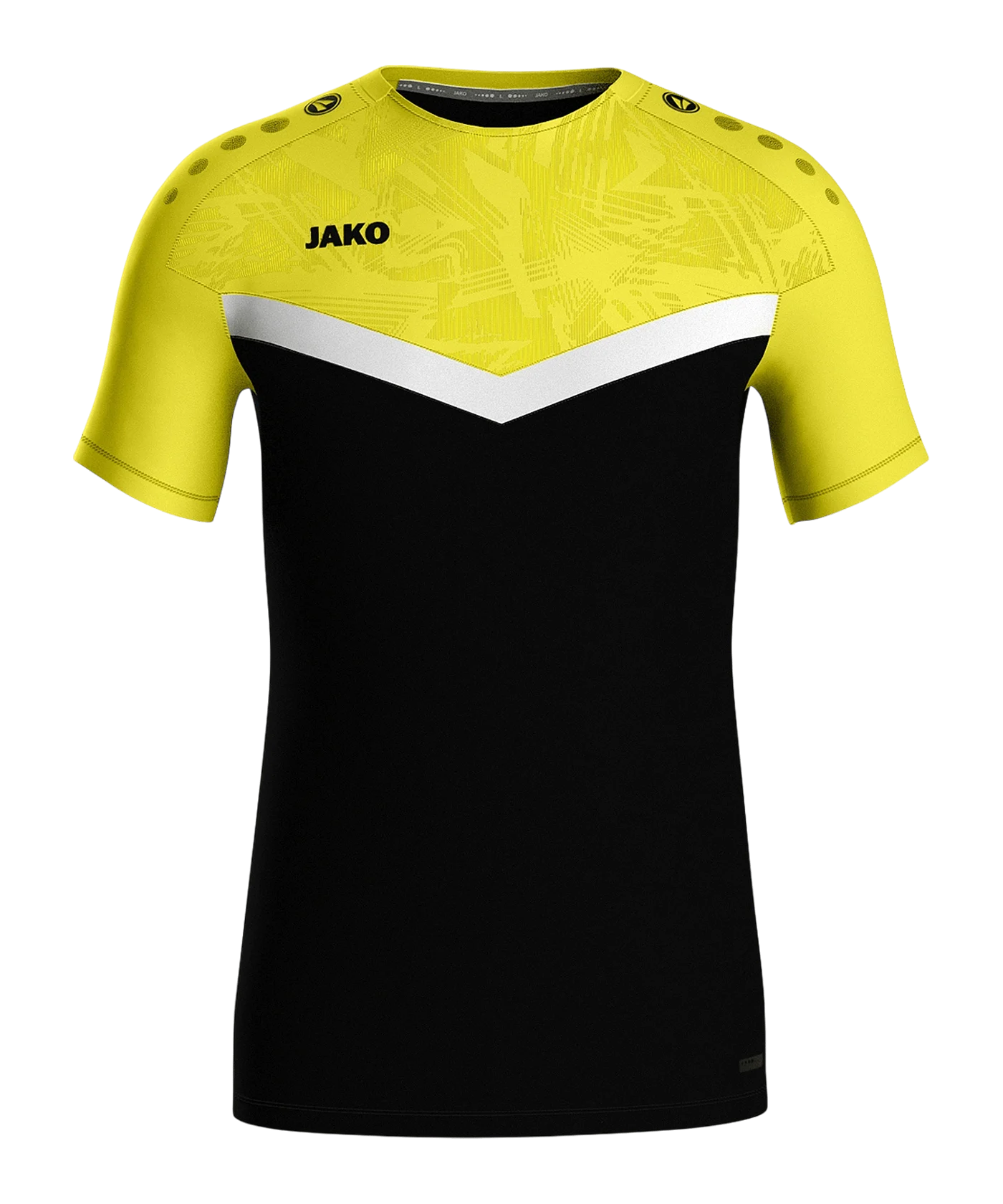 JAKO Icon T-Shirt Kids Schwarz Gelb F808