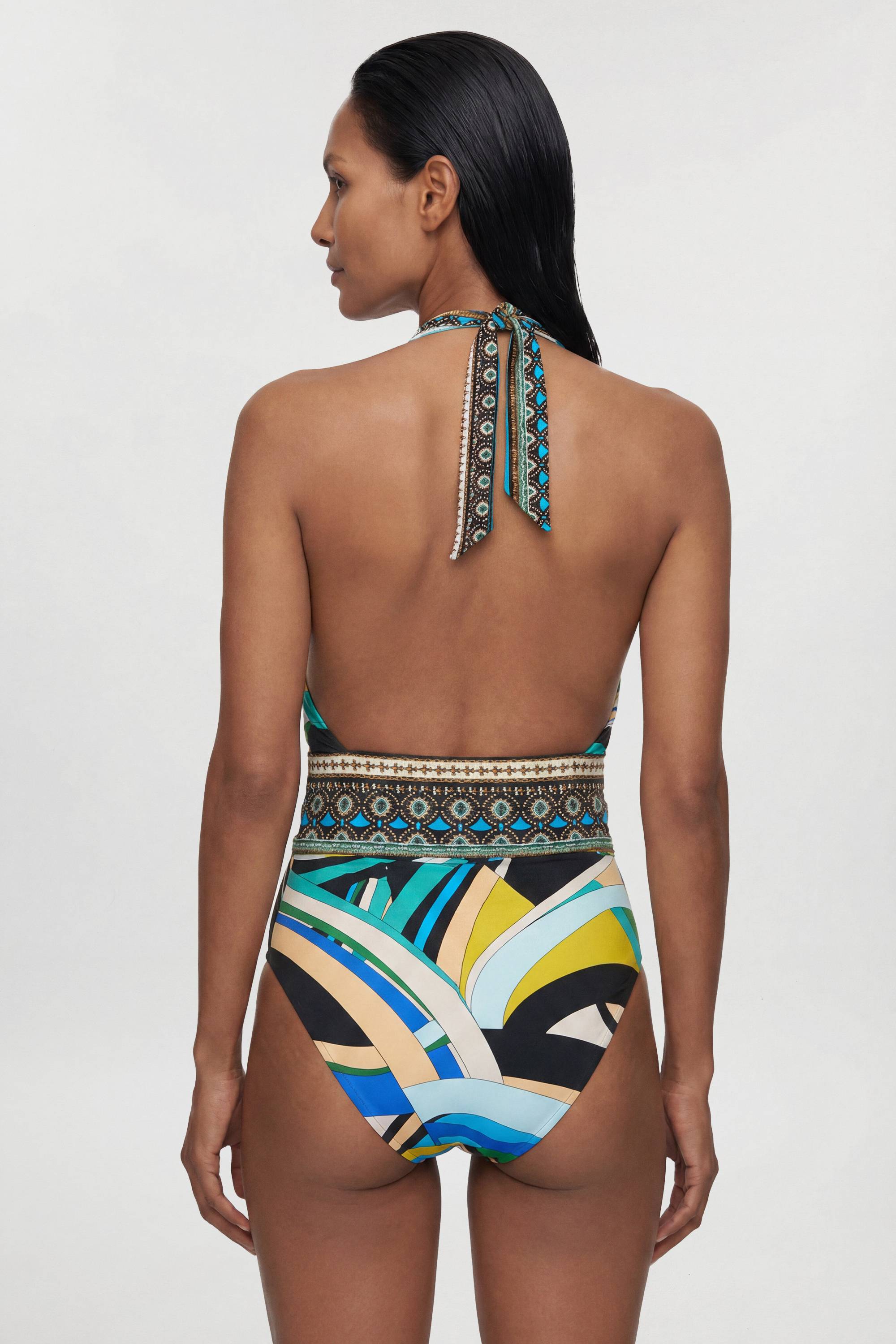 KarenMillen Maillot De Bain À Imprimé Placé