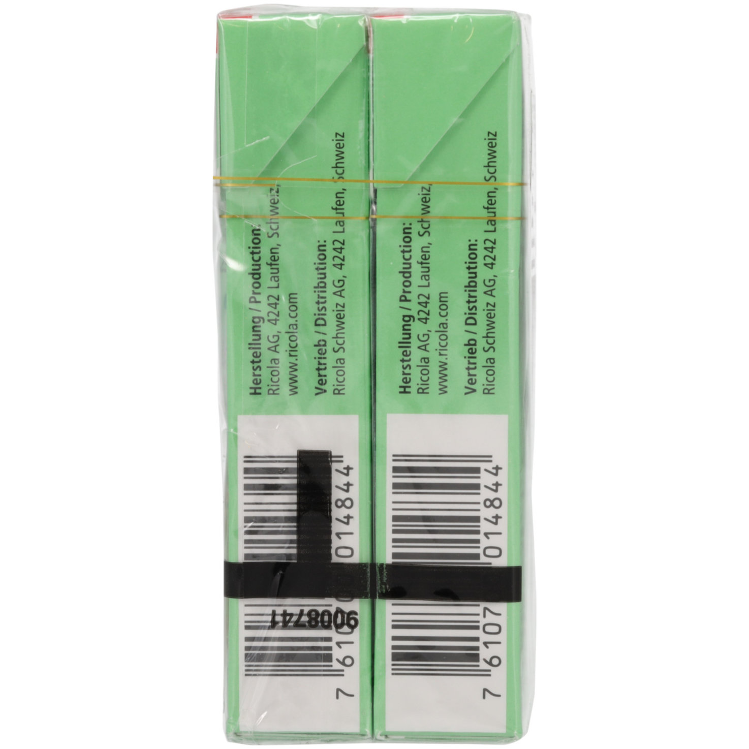 Ricola Bonbons Eucalyptus ohne Zuckerzusatz 2x50g