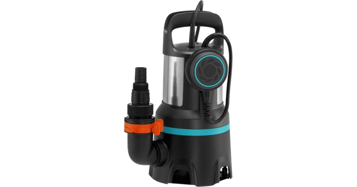 GARDENAVuilwaterpomp 16000 dompel- en drukpompen  (Zwart/roestvrij staal, 450 Watt)