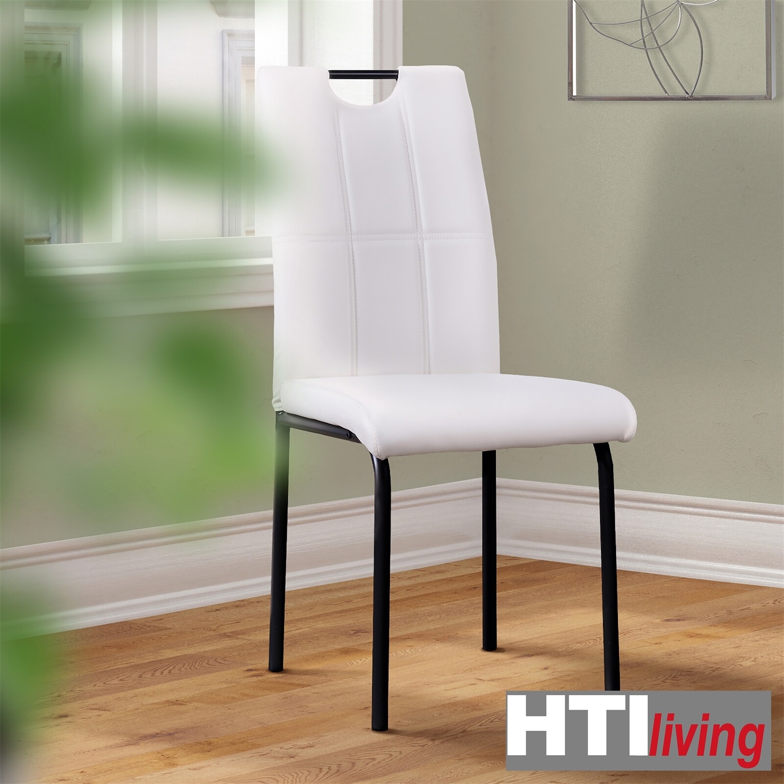 HTI-Living Stuhl Denton PU Weiß