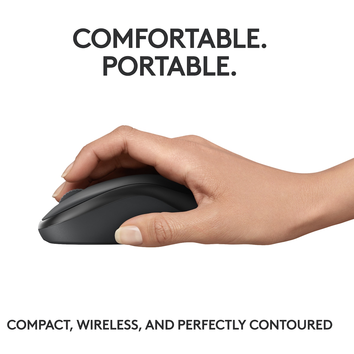 Logitech M240 Silent Bluetooth trådløs datamus (sort)