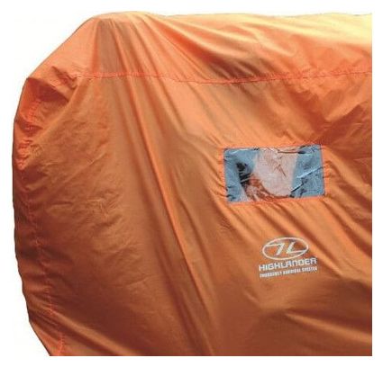 Tente d'urgence Highlander Abri de survie d'urgence 2-3 personnes-Orange