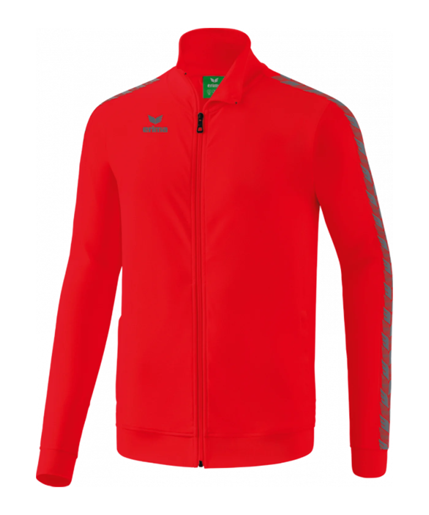 Erima Essential Team Tracktop Jacke Kids Rot Grau