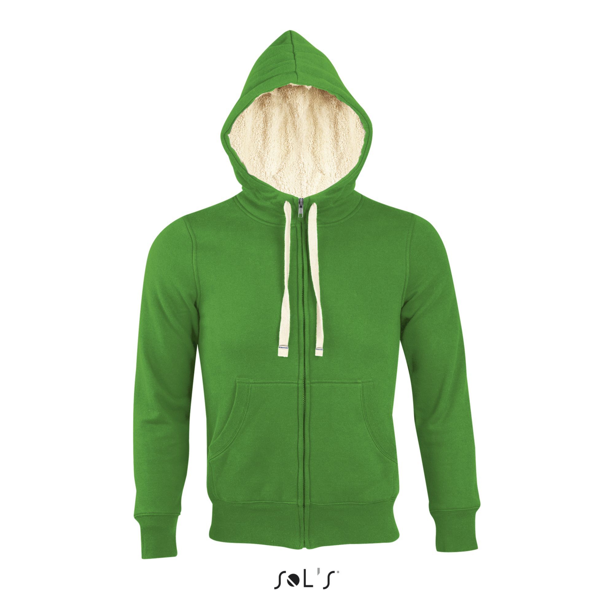 Moletom com zíper estilo sherpa
